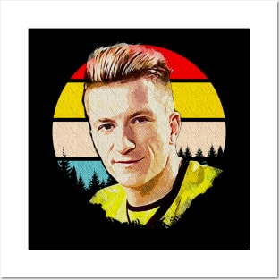 marco reus retro Posters and Art